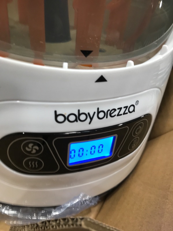Photo 6 of ""CHECK PICTURES/DAMAGED""" Baby Brezza Baby Bottle Sterilizer and Dryer Machine – Electric Steam Sterilization - Universal Fit - Pacifiers, Glass, Plastic, and Newborn Feeding Bottles