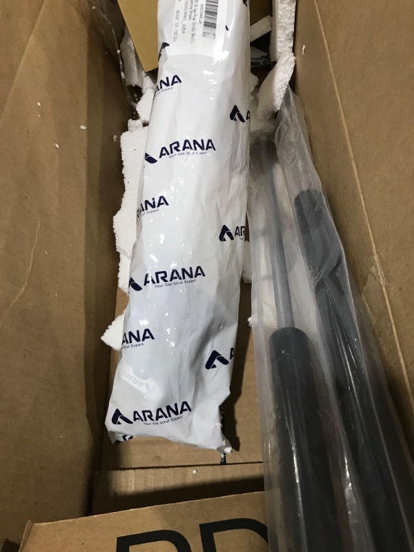 Photo 3 of 23 inch 200 LB Gas Prop Struts Shocks with L Mounting Brackets, 23" 889 N Lift-Support Gas Springs for Heavy Duty Murphy Bed Large Outdoor Box Lid Trap Door Floor Hatch (Super Strong), 2Pcs Set ARANA 200LB