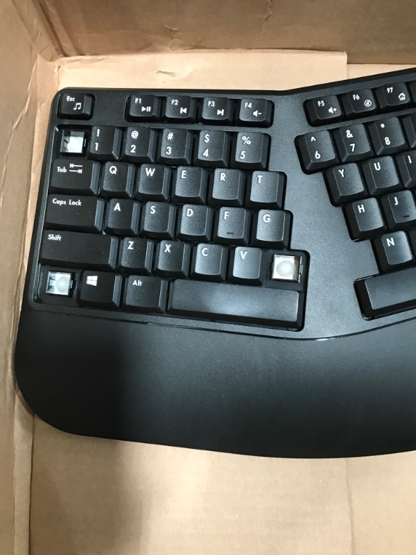 Photo 3 of Ergonomic Wireless Keyboard and Mouse - UHURU UEKM-20 Wireless Ergo Keyboard and Mouse Combo with Split Design, Palm Rest, Natural Typing, Compatible with Windows Mac