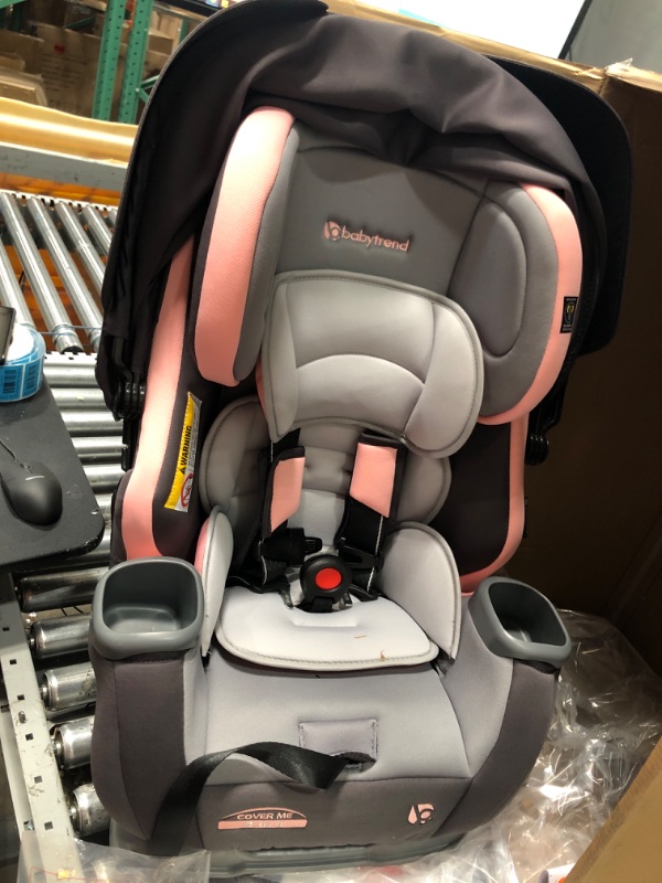 Photo 3 of Baby Trend Cover Me 4 in 1 Convertible Car Seat, Quartz Pink