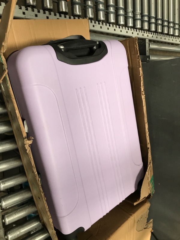 Photo 3 of **ONLY CONTAINS TWO SUITCASES** Travelers Club Midtown Hardside Luggage Travel Set, Lilac