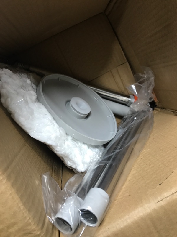 Photo 1 of Worthland Spin Mop for Floor Cleaning with 4 Reusable Microfiber Mop Heads, 2 in 1 Mop and Bucket with Wringer Set, Wet Dust Mop for Hardwood, Laminate, Tile