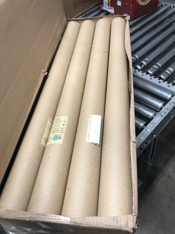 Photo 2 of Earth Hugger Kraft Mailing Tube, 12 Pack, 3" x 36" Each