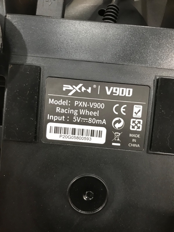 Photo 6 of **MISSING ONE C-FIXED BRACKET, MINOR SCRATCHES, TESTED** PXN PC Racing Wheel Steering Wheel V900 Driving Simulator 270°/900° Rotation christmas gift Gaming Steering Wheel with Pedals for PC,Xbox One,Xbox Series S/X,PS4,PS3, Nintendo Switch,Android TV