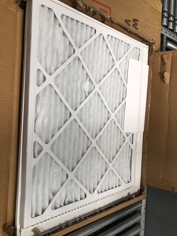 Photo 2 of 24"W x 20"H [Duct Opening Measurements] Filter Included Steel Return Air Filter Grille [Removable Door] for 1" Filters, Vent Cover Grill, White, Outer Dimensions: 26 5/8"W X 22 5/8"H for 24x20 Opening Duct Opening Size: 24"x20"