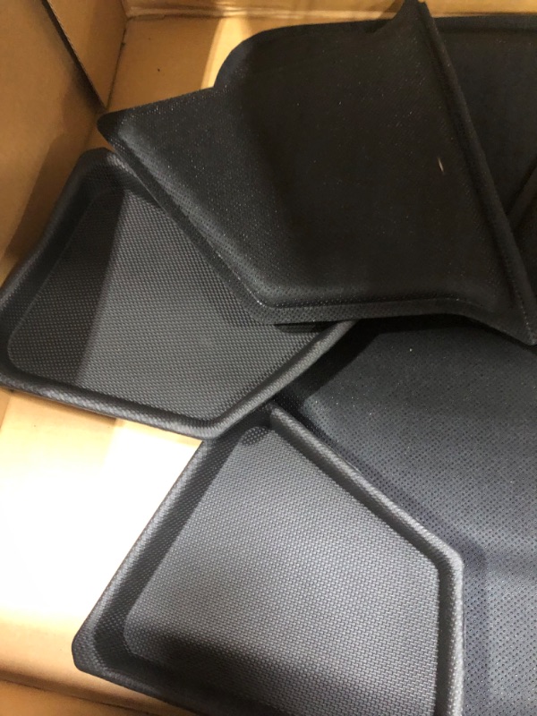 Photo 6 of Used *** BASENOR 10PCS Tesla Model Y Floor Mats 3D Full Set Liners All-Weather Anti-Slip Waterproof Frunk & Trunk Mat Accessories Compatible with 5 seat Model Y 5 Seater Complete Set Mats
