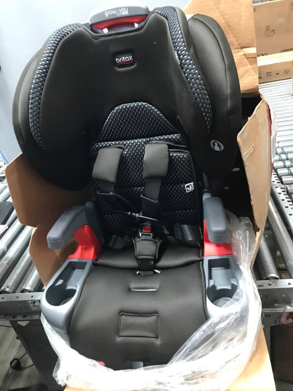 Photo 2 of Britax Grow with You ClickTight Harness-2-Booster Car Seat, Cool Flow Gray ClickTight Cool Flow Gray