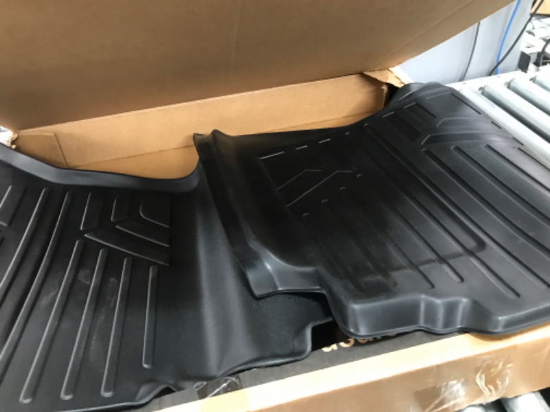 Photo 2 of MAXLINER Floor Mats 2 Row Liner Set Black for 2012-2018 RAM 1500/2500/3500 Crew Cab (4 Full Size Doors)