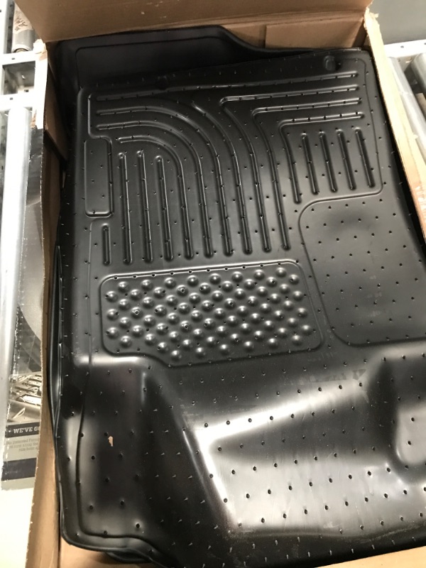 Photo 2 of Husky Liners Weatherbeater Series | Front & 2nd Seat Floor Liners - Black | 99641 | Fits 2013-2018 Nissan Altima 3 Pcs Black Weatherbeater Front & 2nd Seat Floor Mats