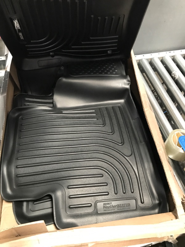 Photo 1 of Husky Liners Weatherbeater Series | Front & 2nd Seat Floor Liners - Black | 99641 | Fits 2013-2018 Nissan Altima 3 Pcs Black Weatherbeater Front & 2nd Seat Floor Mats