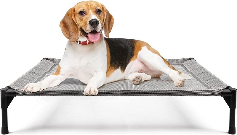 Photo 1 of ***PICTURE USE TO SHOW ITEM*****
Dog Cot Bed Elevated Dog Bed Cooling Dog Raised Bed with Washable & Breathable Mesh Indoor & Outdoor 37.4 Inch Dog Cots for Medium Dogs
