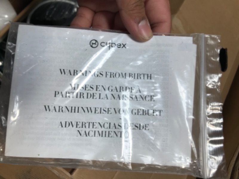 Photo 4 of ITEM MISSING FABRIC CONTAINS ONLY FRAME SOLD FOR PARTS ONLY
Cybex Mios 2 Complete Stroller, One-Hand Compact Fold, Reversible Seat, Smooth Ride All-Wheel Suspension, Extra Storage, Adjustable Leg Rest