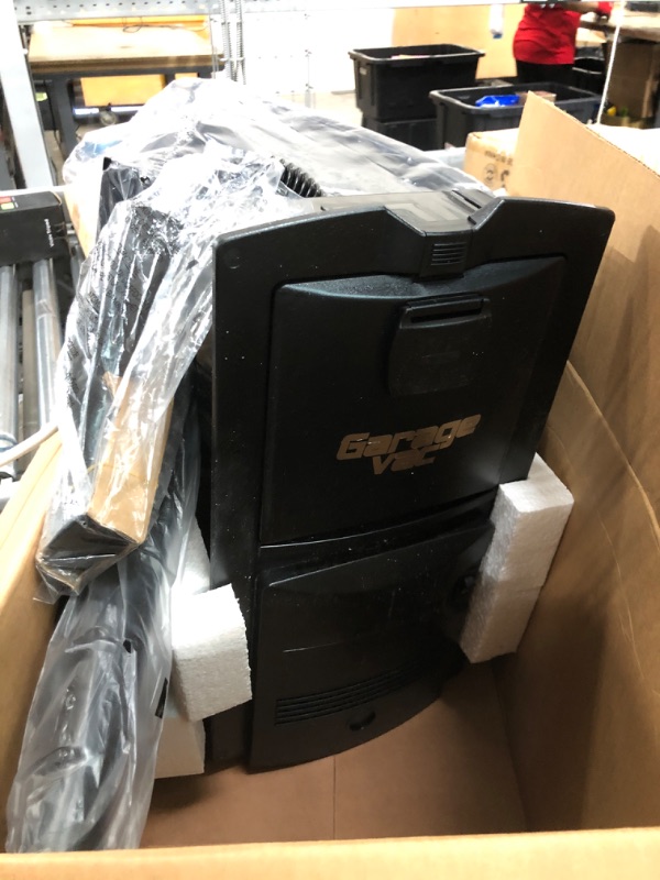 Photo 1 of GarageVac GH120-E Black Wall Mounted Garage Vacuum with Accessory