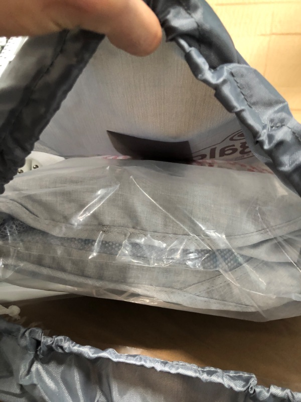 Photo 1 of Baby Basics™ Infant Bassinet, Gray, Portable and Collapsible, Includes Padded Insert Small