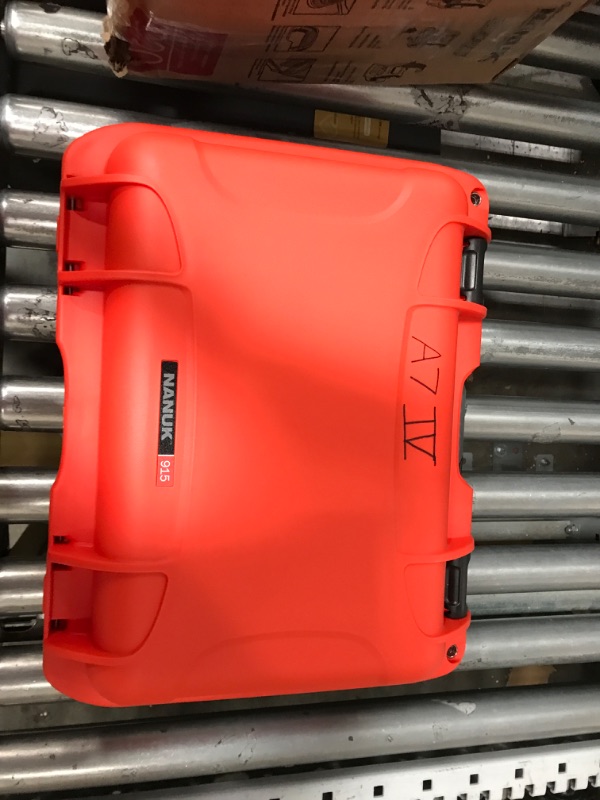 Photo 2 of Nanuk 920 Waterproof Hard Case with Padded Dividers - Orange Orange Padded Divider Case