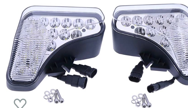 Photo 1 of **MISSING HARDWARE**
HVACSTAR LED Headlight Kit 7251341 7251340 Compatible with Bobcat A770 S450 S510 S530 S550 S570 S590 S595 S630 S650 S740 S750 S770 S850 T450 T550 T590 T595 T630 T650 T740 T750 T770 T870