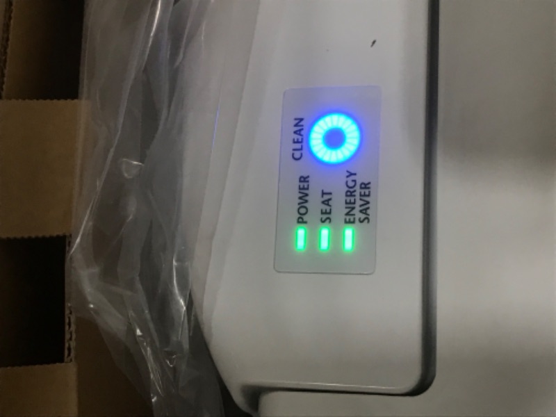 Photo 2 of **INCOMLETE TOTO SW583#01 S350E Electronic Bidet Toilet Seat, Cotton White & SW3054#01 S550E Electronic Bidet Toilet Seat with Cleansing Warm, Nightlight, Auto Open and Close Lid, Cotton White Round Cotton White Toilet Seat + Toilet Seat, SW3054#01
**MISS