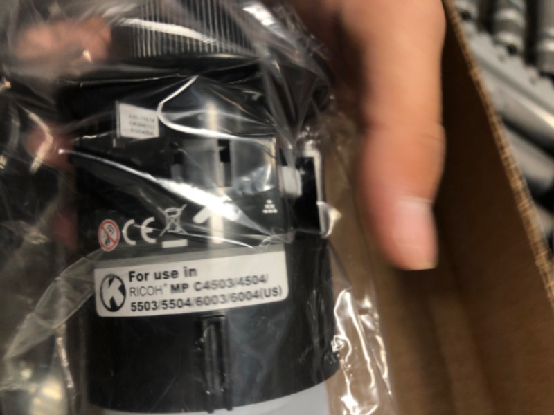 Photo 1 of SHIKI Compatible Toner Cartridge for Ricoh/Lanier/Savin MP C4503/C5503/C6003/C4504/C5504/C6004 Black (841849) 33,000 Pages (Black)