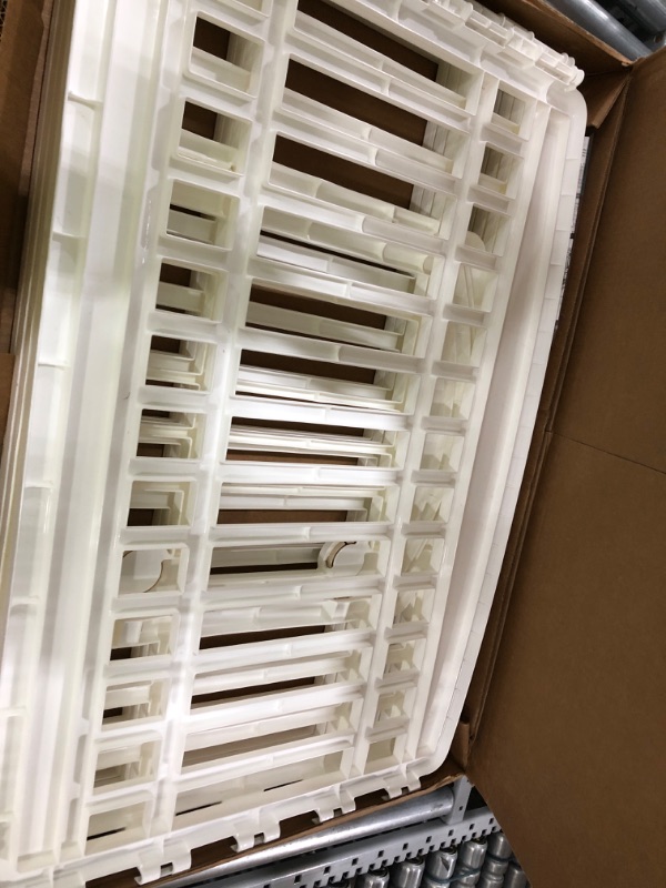 Photo 1 of IRIS USA 24" Exercise 4-Panel Pet Playpen with Door, Dog Playpen, Puppy Playpen, for Puppies and Small Dogs, Keep Pets Secure, Easy Assemble, Fold It Down, Easy Storing, Customizable, White White 4 Panel - 24"H