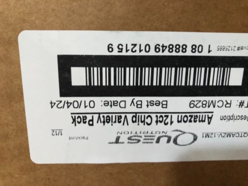 Photo 3 of exp 1/04/24**Quest Tortilla Style Protein Chips Variety Pack, Chili Lime, Nacho Cheese, Loaded Taco, 1.1 Ounce (Pack of 12)

