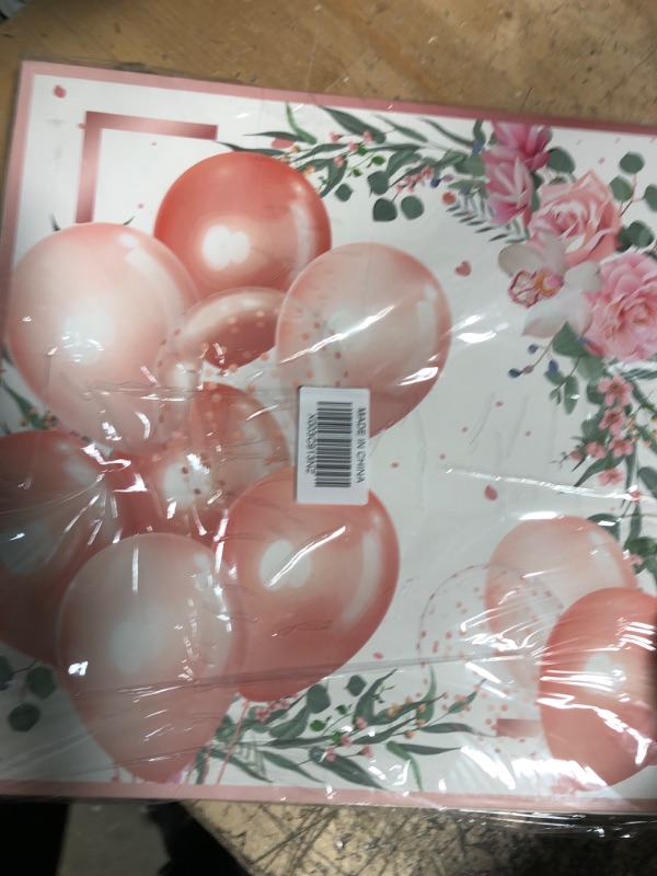 Photo 1 of  Bridal Shower Decorations Balloon Boxes Rose Gold