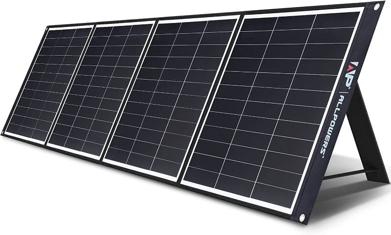 Photo 1 of 
 200W Portable Solar Panel Charger Monocrystalline Foldable Solar Panel Kit with MC-4 Output Solar Power Battery for RV Solar Generator Outdoor Camping Off Grid Van