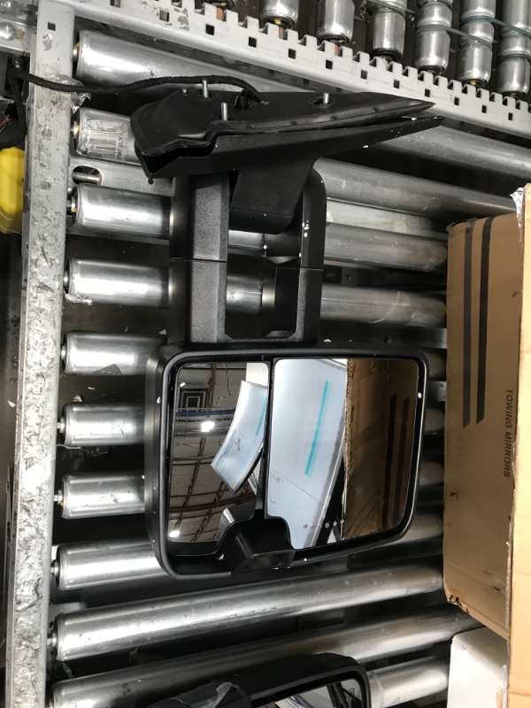 Photo 1 of Towing Mirrors Switchback Dynamic Turn Light for 2007-2013 Chevy Silverado Suburban Tahoe GMC Sierra Yukon with Running Lights Power Glass Backup Lamp Heated Set (Black-Dynamic Signal Light)