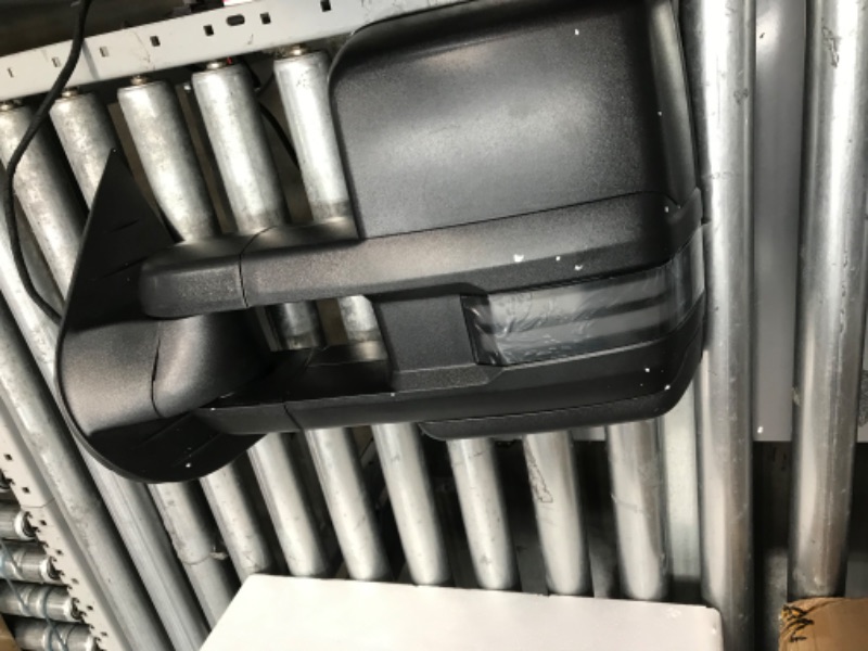 Photo 1 of Towing Mirrors Switchback Dynamic Turn Light for 2007-2013 Chevy Silverado Suburban Tahoe GMC Sierra Yukon with Running Lights Power Glass Backup Lamp Heated Set (Black-Dynamic Signal Light)