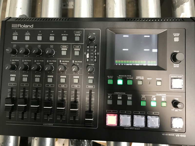 Photo 2 of Roland All-in-One VR-4HD 4 Channel AV Mixer with USB Stream/Record
