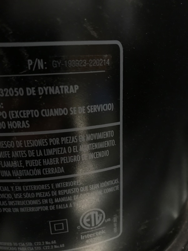 Photo 1 of DynaTrap DT2000XLP-AZSR Extra Large Mosquito & Flying Insect Trap – Kills Mosquitoes, Flies, Wasps, Gnats, & Other Flying Insects – Protects up to 1 Acre Black Décora Insect Trap