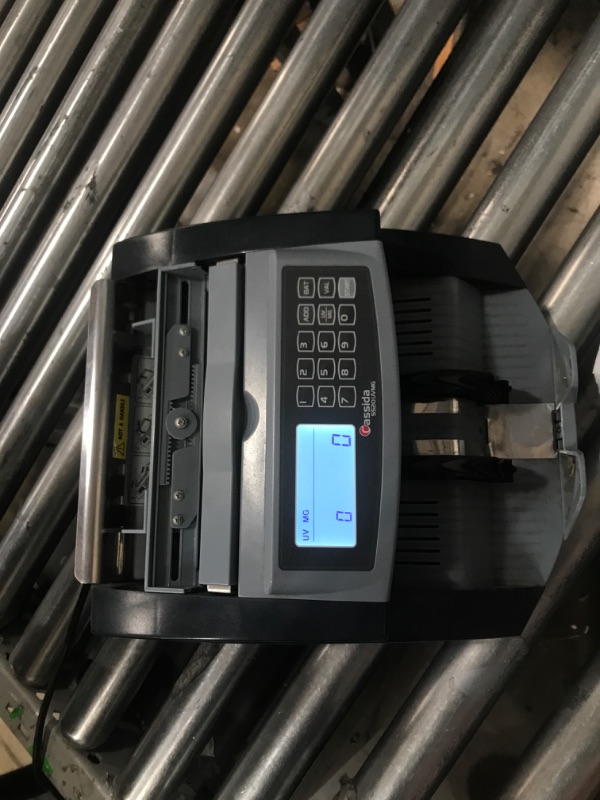 Photo 2 of (NEEDS REPAIRS)Cassida 6600 UV/MG – USA Business Grade Money Counter with UV/MG/IR Counterfeit Detection – Top Loading Bill Counting Machine w/ ValuCount™, Add and Batch Modes – Fast Counting Speed 1,400 Notes/Min UV/MG Counterfeit Detection Machine