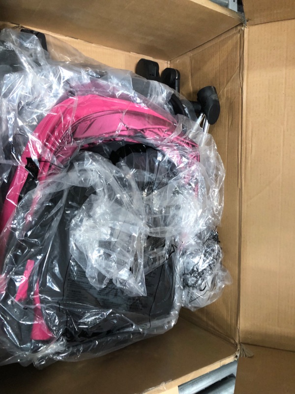 Photo 6 of ***Parts Only***Cybex Mios 2 Complete Stroller, One-Hand Compact Fold, Reversible Seat, Smooth Ride All-Wheel Suspension, Extra Storage, Adjustable Leg Rest, Fancy Pink Seat with Chrome/Brown Frame