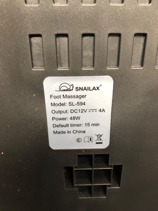 Photo 1 of Snailax Foot Massager Machine, Rolling Scrapping Vibration Foot Massager with Heat, Shiatsu Feet Massage for Circulation, Planter Fasciitis, Neuropathy Pain Relief, Gifts for Women,Men Home/Office Use Black - Rolling Scrapping Vibration Massager