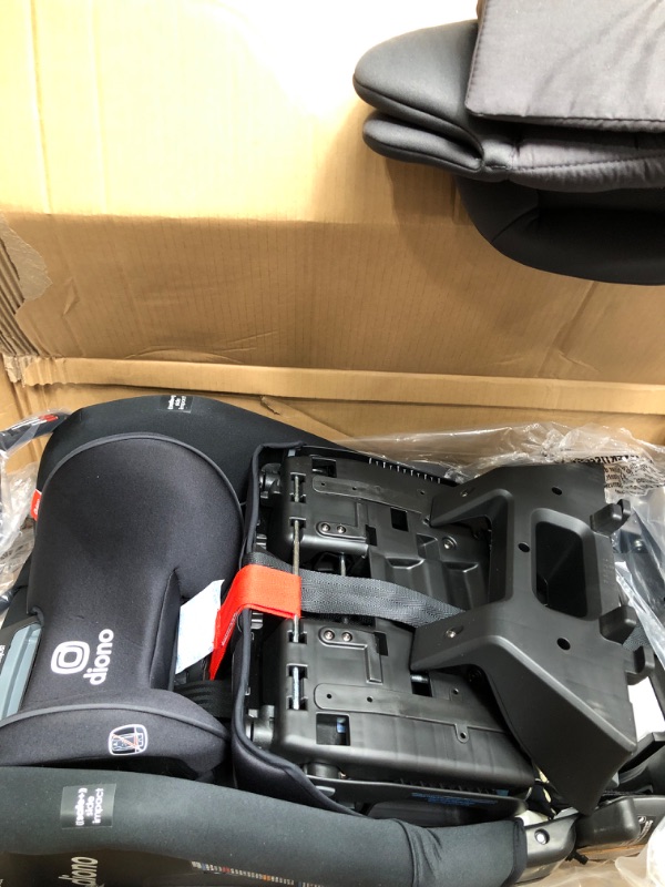 Photo 3 of ***MISSING SOME COMPONENTS*** Diono Radian 3RXT SafePlus, 4-in-1 Convertible Car Seat, Rear and Forward Facing, SafePlus Engineering, 3 Stage -Infant Protection, 10 Years 1 Car Seat, Slim Fit 3 Across, Black Jet 3RXT SafePlus Black Jet