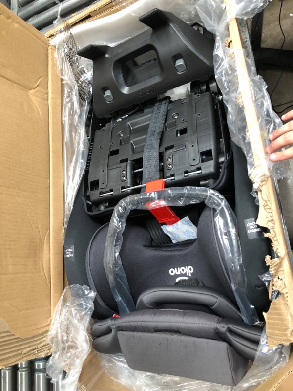 Photo 2 of ***MISSING SOME COMPONENTS*** Diono Radian 3RXT SafePlus, 4-in-1 Convertible Car Seat, Rear and Forward Facing, SafePlus Engineering, 3 Stage -Infant Protection, 10 Years 1 Car Seat, Slim Fit 3 Across, Black Jet 3RXT SafePlus Black Jet