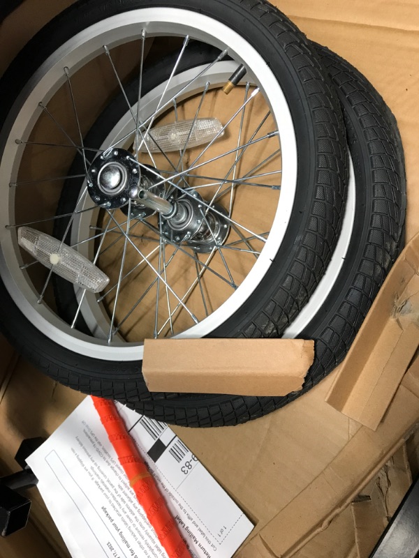 Photo 1 of Schwinn Day Tripper and Porter Cargo Bike Trailer, Tow Behind, Not For Kids or Animals, Multiple Colors Day Tripper Red/Grey