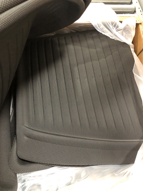 Photo 4 of BASENOR 8PCS Tesla Model Y Floor Mats 3D Full Set Interior Liners All-Weather Anti-Slip Waterproof Frunk & Rear Trunk Mat Accessories for 5-Seat Model Y 2023 2022 2021 2020 8PCS Model Y