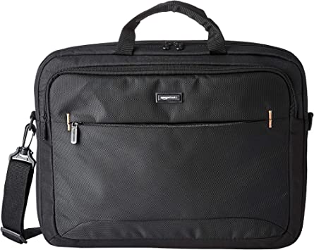 Photo 1 of Amazon Basics 11.6-Inch Laptop Computer Shoulder Bag, Black, 