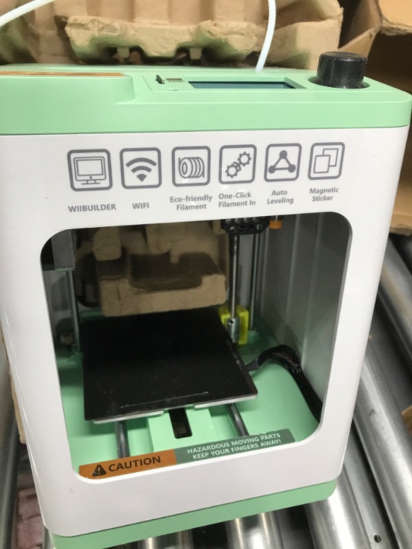 Photo 3 of Entina Tina2S 3D Printers with Wi-Fi Cloud Printing, Fully Assembled and Auto Leveling Mini 3D Printer for Beginners, High Precision Printer with Smart Control and Heated Spring Steel Build Plate Wi-Fi/MicroSD Card/USB