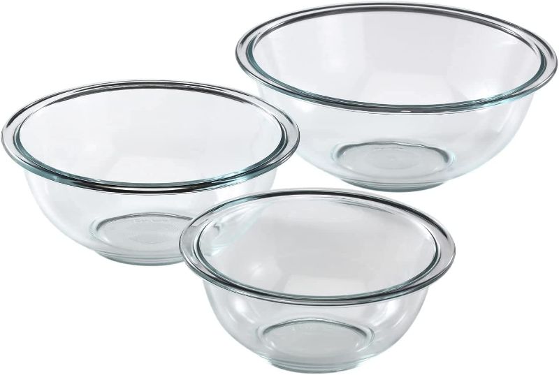 Photo 1 of 
Pyrex Smart Essentials 3-Piece Prepware Mixing Bowl