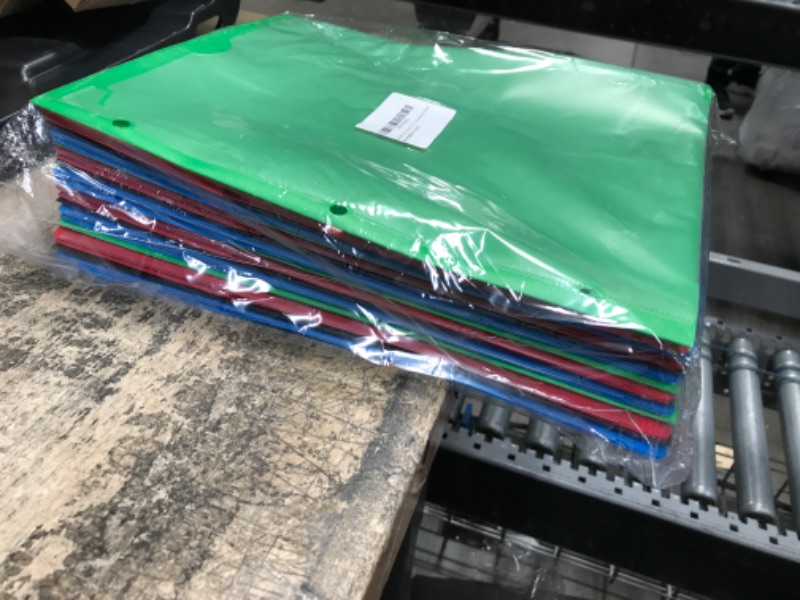 Photo 1 of 16 Pack Plastics Folders Assorted Colors 