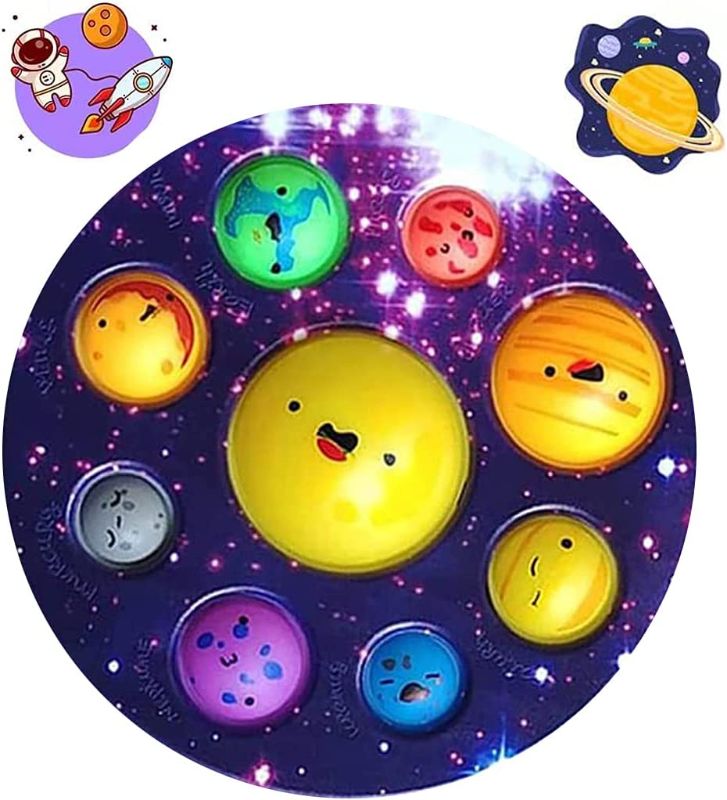 Photo 1 of Bundle of 6
Lamvpker Planet Dimple Solar System Fidget Toy