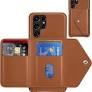 Photo 1 of suanpot wallet case  s22 ultra lt brown