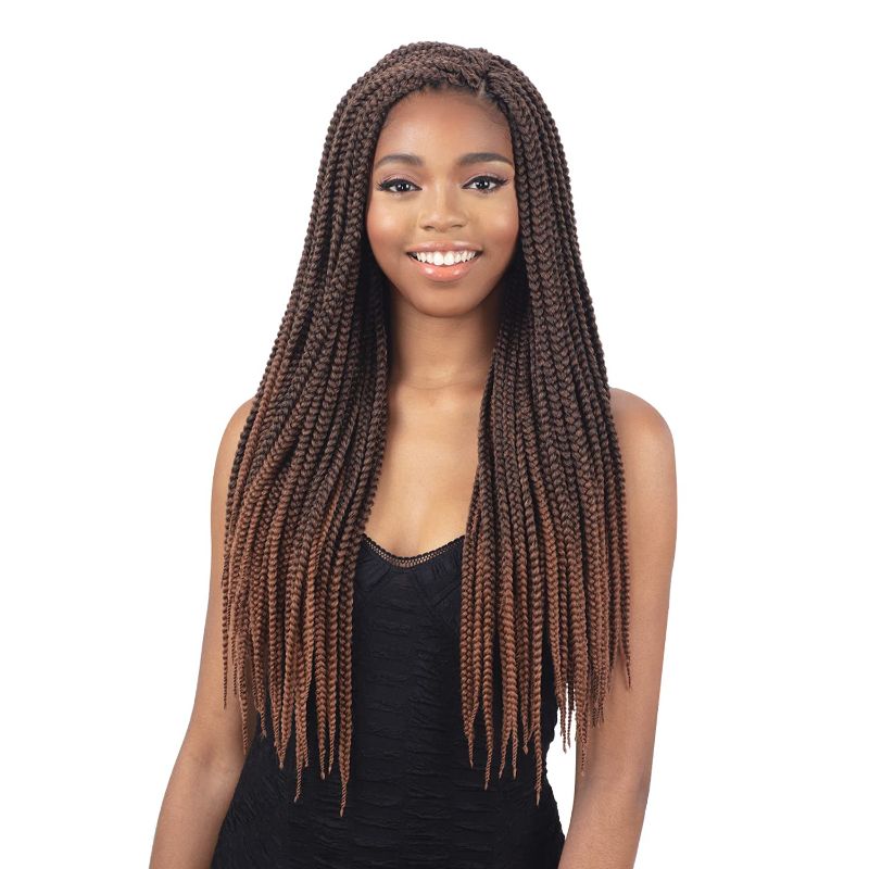 Photo 1 of FreeTress Crochet Braids 3X Individual Box Braid 22"