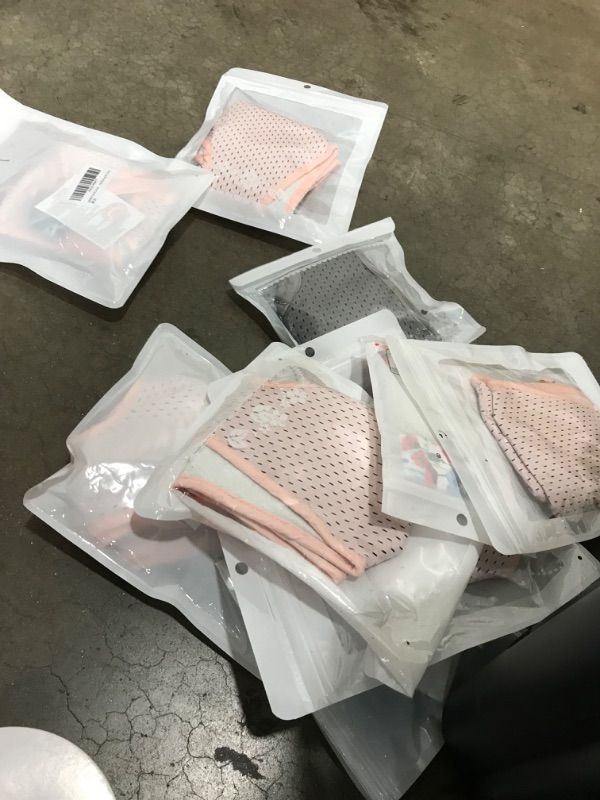 Photo 1 of 11ct  gym masks pink/gray