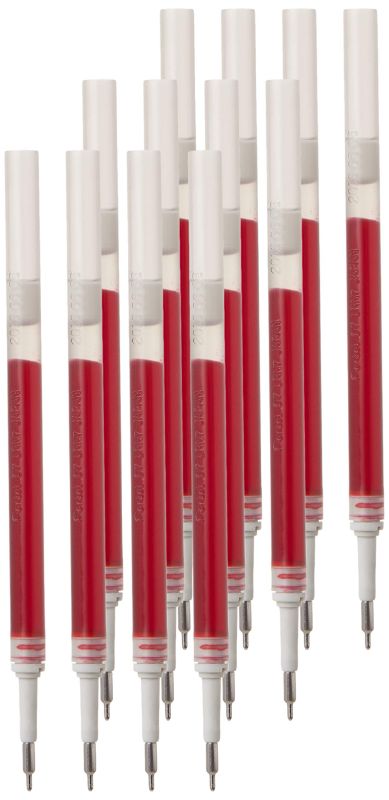 Photo 1 of l Refill Ink For EnerGel 0.7mm Needle Tip Liquid Gel Pen, Pack Of 12, Red Ink  10 BOXES