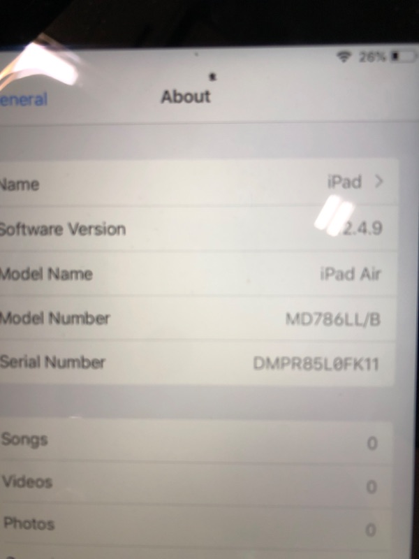 Photo 3 of Apple iPad Air (1st Gen) Tablet - 32GB