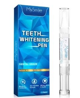 Photo 1 of MySmile Teeth Whitening Pen for Sensitive Teeth, Fast Result Teeth Bleach Pen with 35% Carbamide Peroxide Teeth Whitening Gel, Whitening Gel Refill Teeth Whitener, Help Remove Year Stains(Pack of 1) 1 Count (Pack of 1)
