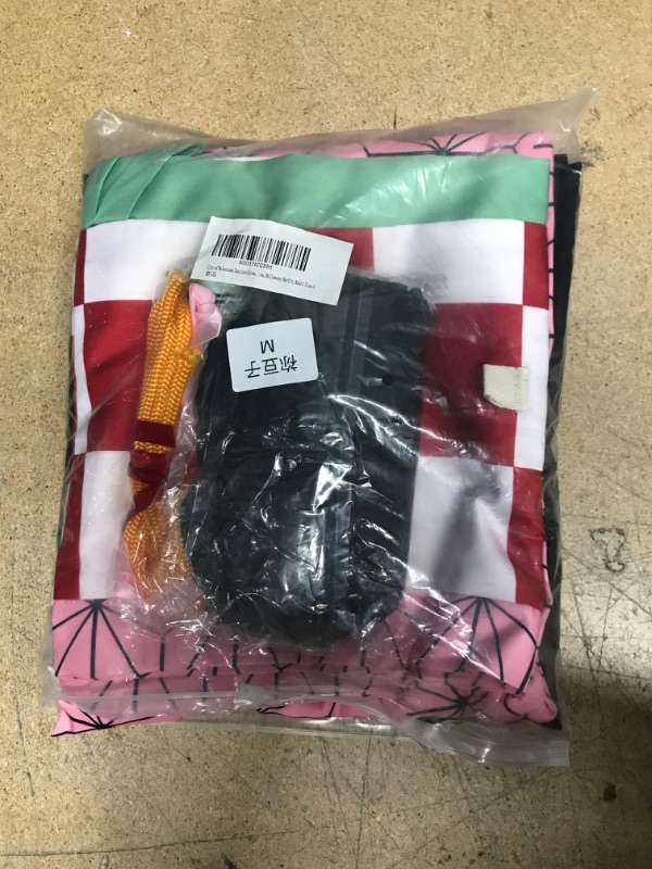 Photo 1 of Demon Slayer Anime Kimono Robe Halloween Cosplay Costume Set,Adult Size 5 Medium Kamado Nezuko