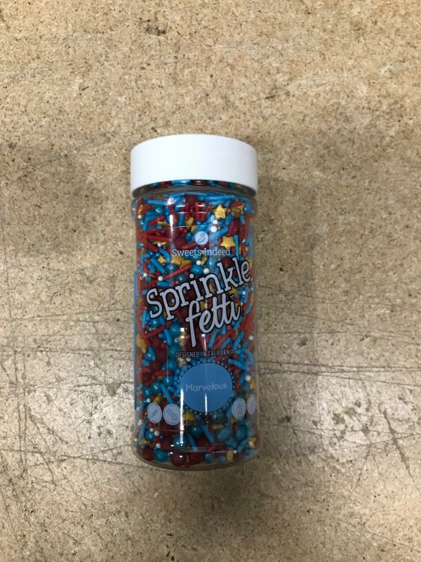 Photo 1 of Sweets Indeed Gold Star Sprinkles, Edible Sprinkle Mix, Perfect for Cake Decorations, Baking, Ice Cream, Cookies, Cupcake Topper, 6.5 ounces